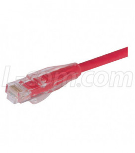 Economy Category 5E Patch Cable, RJ45 / RJ45, Red 30.0 ft