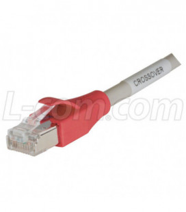 Shielded Cat. 5E Cross-Over Patch Cable, RJ45 / RJ45, 40.0 ft