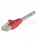 Shielded Cat. 5E Cross-Over Patch Cable, RJ45 / RJ45, 1.0 ft