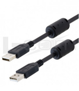 LSZH USB Cables with Ferrites Type A-A 3M
