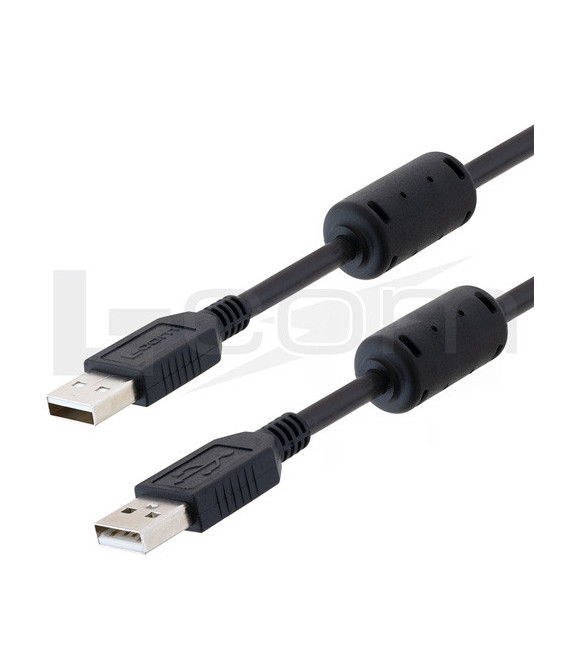 LSZH USB Cables with Ferrites Type A-A 0.3M