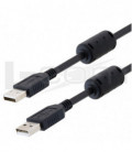LSZH USB Cables with Ferrites Type A-A 1M