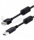 LSZH USB cable with Ferrites Type A male to Type A Female 3M