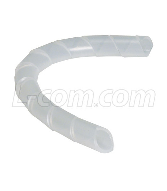 Polyethylene Spiral Wrap Tubing, 1/8", 100 ft spool