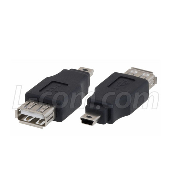 Adapter USB 2.0 Mini B male to A female