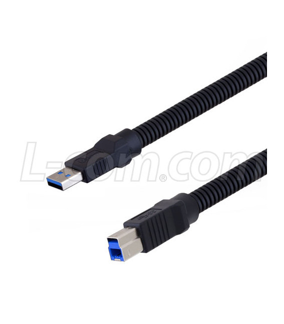 USB 3.0 Type A to Type B Plastic Armored length 0.3M