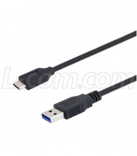 USB 3.0 High Flex Type A male to Type C male Cable 0.75M