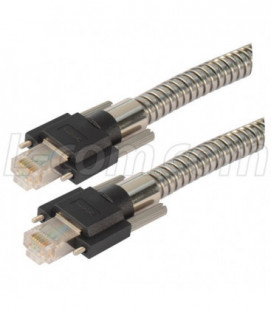 Category 5e GigE SF/UTP Armored Ethernet Cable, GigE / GigE, 5M