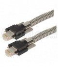Category 5e GigE SF/UTP Armored Ethernet Cable, GigE / GigE, 10M
