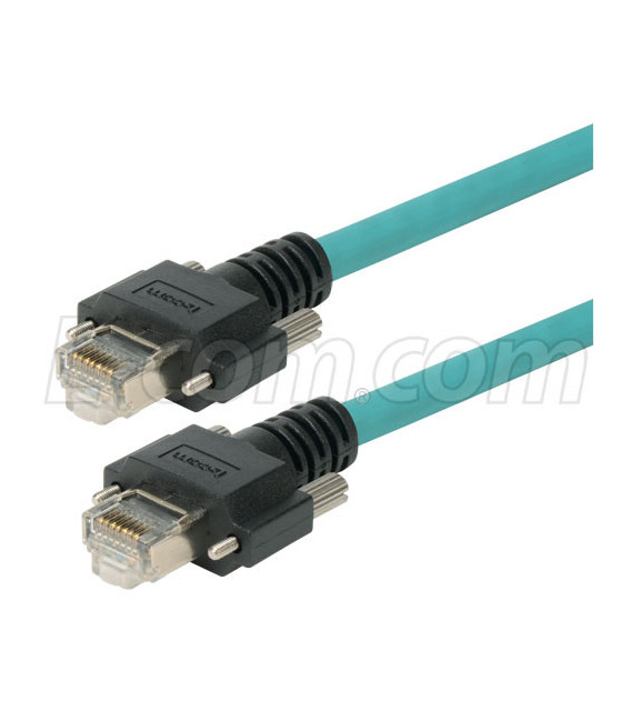 Category 6a GigE Double Shielded High Flex Ethernet Cable, GigE / GigE, 5M