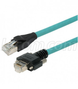 Category 6a GigE Double Shielded High Flex Ethernet Cable, GigE / RJ45, 1M