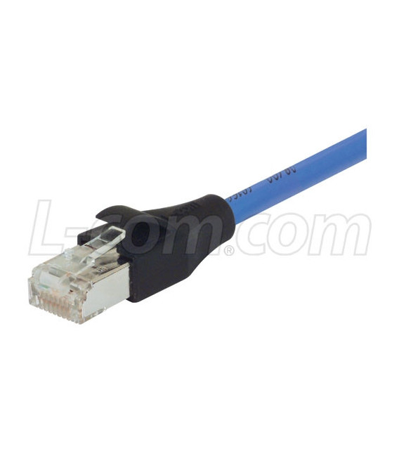 Shielded Cat. 5E Plenum Cable, RJ45 / RJ45, 1.0 ft