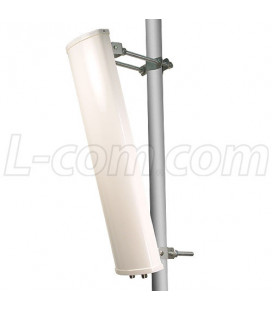 2.4/ 4.9-5.8 GHz Dual Feed 90 Degree Sector Panel Antenna