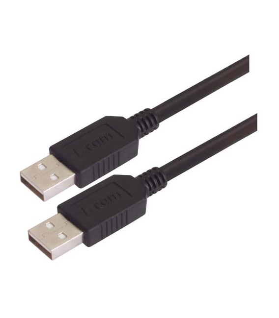 Cable USB Black Premium Type A - A Cable, 0.5m