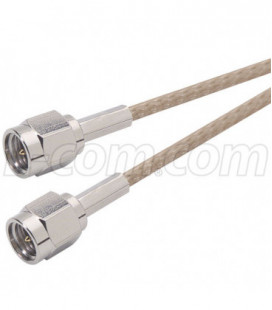 RG316 Coaxial Cable, SMA Male / Male, 2.0 ft
