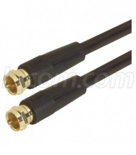 RG6 Coaxial Cable, F Male / Male, 9.0 ft