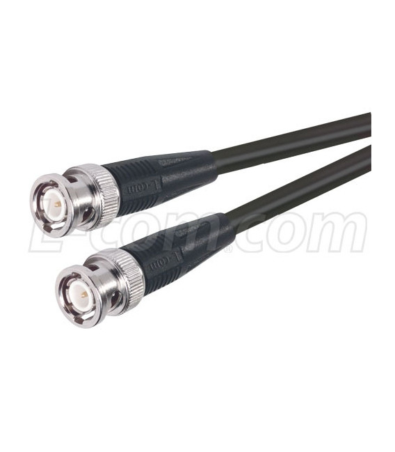 RG58C Coaxial Cable, BNC Male / Male, 6.0 ft