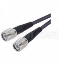 RG58C Coaxial Cable, TNC Male / TNC Male, 6.0 ft