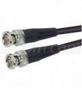 RG59B Coaxial Cable, BNC Male / Male, 2.5 ft