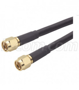 RG58C Coaxial Cable, SMA Male / Male, 2.0 ft