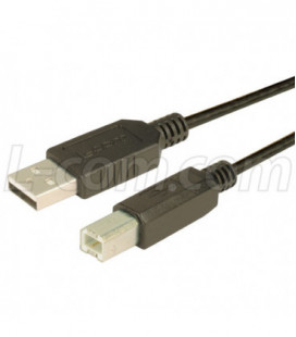 Economy USB Cable, Type A - B, 0.3 Meters
