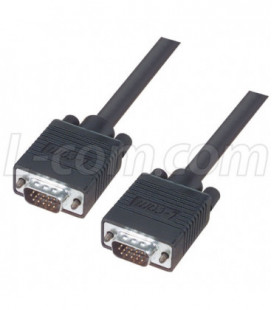 Standard Grade SVGA Cable, HD15 Male / Male, 5.0 ft