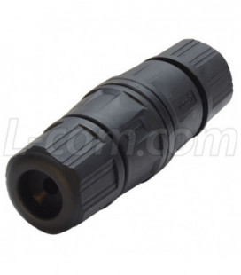 IP68 RJ45 Category 6a Rated Feed-Through Coupler - Two Way Type