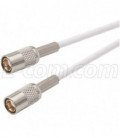 RG188 Coaxial Cable, SMB Plug / Plug, 2.5 ft