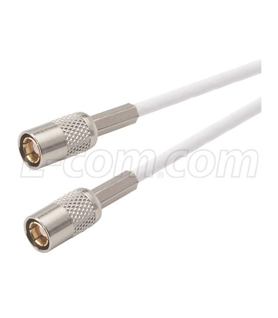 RG188 Coaxial Cable, SMB Plug / Plug, 3.0 ft