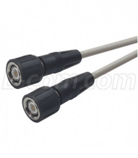 RG58 ThinNet Coaxial Cable, BNC Male / Male, 2.0 ft