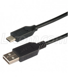 USB 2.0 Type C to A Straight Connection 3 Meter