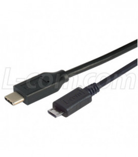 USB 2.0 Type C to Micro B Straight Connection 1 Meter