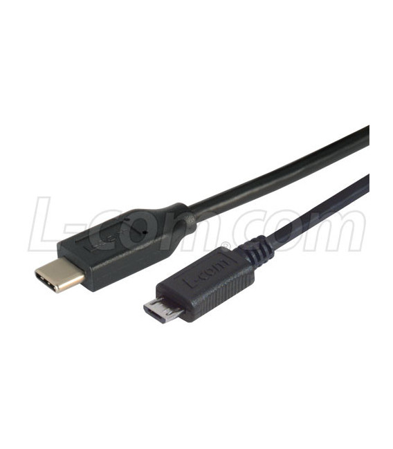 USB 2.0 Type C to Micro B Straight Connection 0.5 Meter