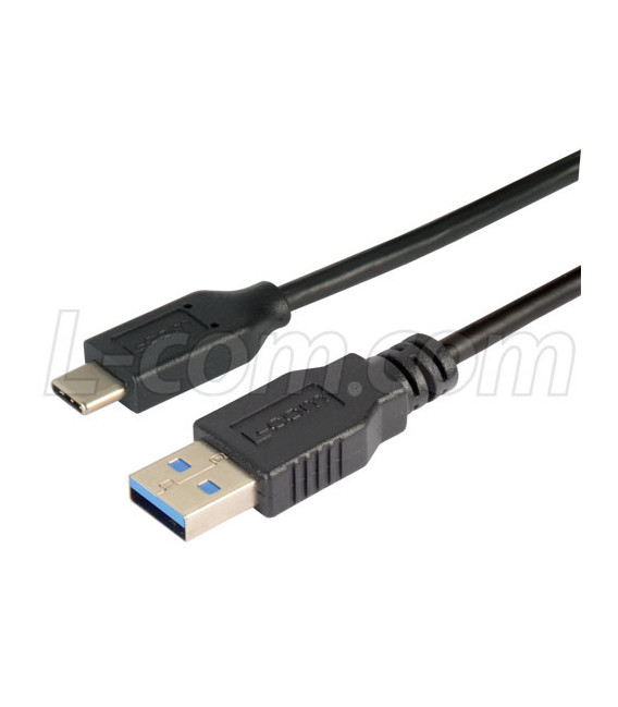 USB 3.0 Type C to A Straight Connection 0.3 Meter