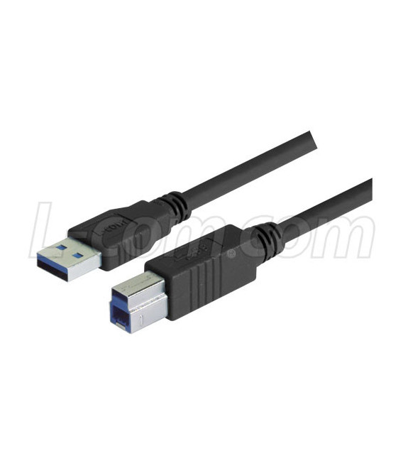 LSZH USB 3.0 Cable Type A - B, 0.3m