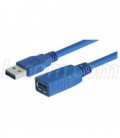 USB 3.0 Cable Type A Male/Female Extension, 0.5M
