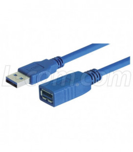 USB 3.0 Cable Type A Male/Female Extension, 0.3M