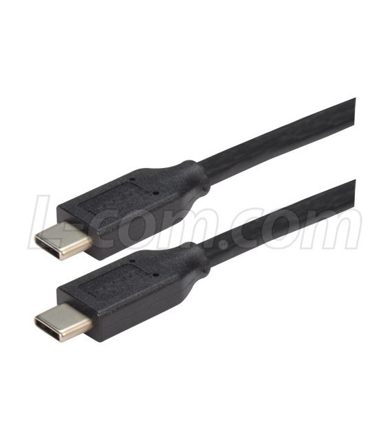 USB 3.0 Type C straight male to Type C straight male 0.3M