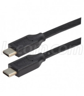 USB 3.0 Type C straight male to Type C straight male 0.3M