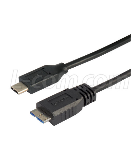 USB 3.0 Type C to Type Micro B Straight Connection 1 Meter
