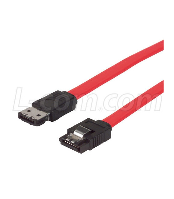 eSATA to SATA II Latching Cable Assembly, 1.0m