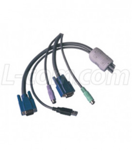 PS/2 to USB Conversion Cable, 10.0 meters