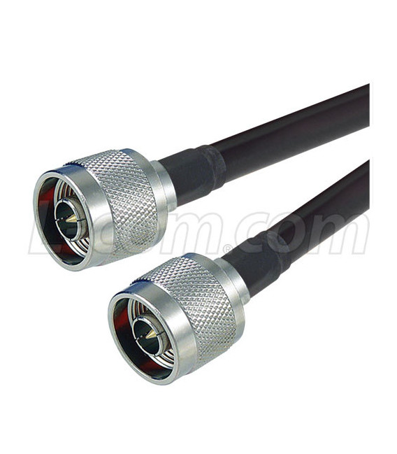 RG213 Coaxial Cable, N Male / Male, 125.0 ft