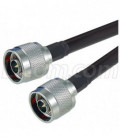 RG213 Coaxial Cable, N Male / Male, 5.0 ft