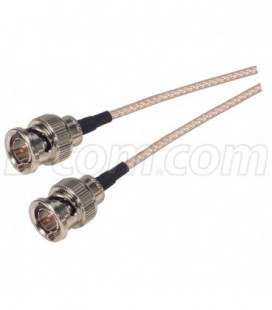 RG179 Coaxial Cable, BNC Male/Male 1.0 ft