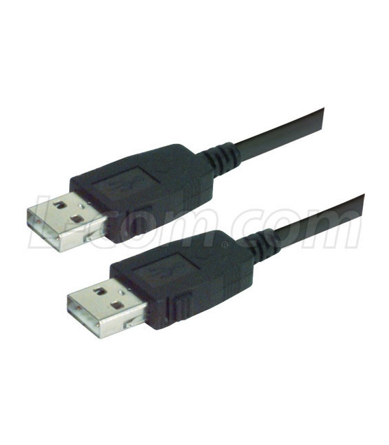 LSZH USB Cable Assembly, Latching A / Latching A 5.0m