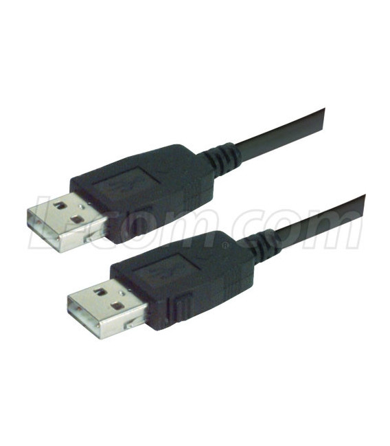 USB Cable Assembly, Latching A / Latching A 5.0m