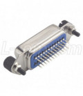 Female IEEE-488 Connector, Straight PC Terminals