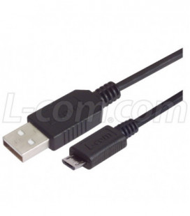 Premium USB Cable Type A - Micro B 5 Position, 0.75m