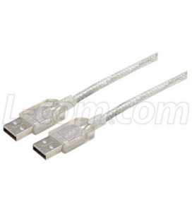 Clear Jacket Premium USB Cable Type A - A Cable, 5.0m